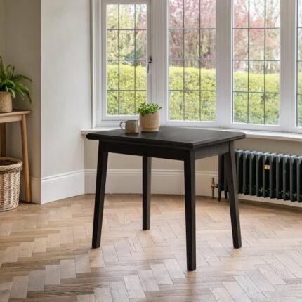 Charlie Black Oak Dining Table - Extendable