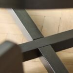 Charlotte Black Oak Round Dining Table Set - 4 Seater - Ella Black Dining Armchairs - Image 4