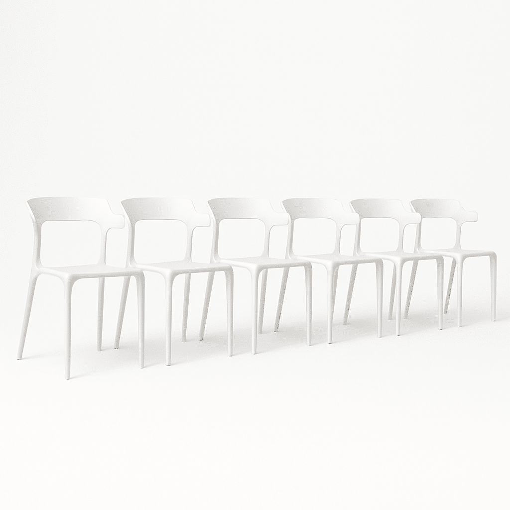 ChatGPT_Image_Nov_4_2025_03_27_42_PM Finn Dining Chairs - Set of 6 - White - Image 1