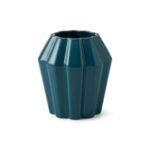 Como 16cm Glass Vase - Lagoon Teal - Image 7