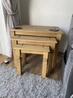 Corona Solid Pine Nest of Tables - Image 8