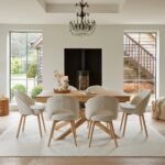 Atcham Clay/Natural Pebble Wool with Cotton Rug - 160 x 230cm - Image 5
