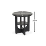 Delphi Black Acacia Side Table - Image 7