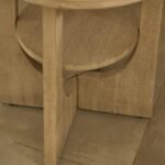 Delphi Light Brushed Acacia Side Table - Image 7