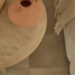 Delphi Light Brushed Acacia Side Table - Image 5