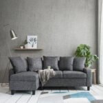 Outlet - Tracy Corner Sofa - Grey Linen