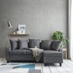 Outlet - Tracy Corner Sofa - Grey Linen - Image 2