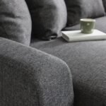 Outlet - Tracy Corner Sofa - Grey Linen - Image 5