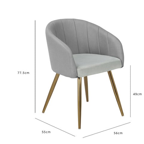 Outlet - Duri Office Chair - Light Grey 1 Duri light grey chair