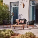 Eaden Garden Conversation Set Cushion Covers - Black - Image 2