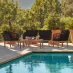 Eaden Garden Conversation Set Cushion Covers - Black