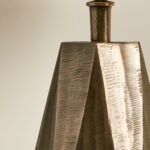 Elcombe Bronze Lamp with Coningsby White Shade - 35cm - Image 7
