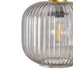 Elland 20cm Triple Glass Pendant Lights - Gold - Image 5