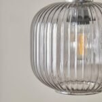 Elland 20cm Triple Glass Pendant Lights - Chrome - Image 5