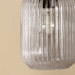 Elland Plug in Wall Light Gold - Smoked Glass - Image 2