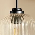 Elland Plug in Wall Light Black - Clear Glass - Image 2