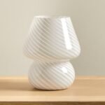 Outlet - Elmington 18cm Table Lamp - White Glass