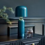 Eltham 39cm Metal Table Lamp - Teal - Image 2