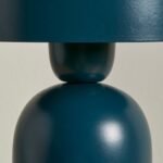 Eltham 39cm Metal Table Lamp - Teal - Image 4