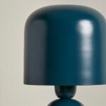 Eltham 39cm Metal Table Lamp - Teal - Image 5