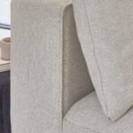 Emily 3 Seater Sofa - Sand with Pale Oak Legs - Image 3