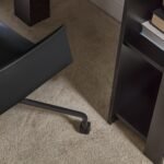 Outlet - Logan Swivel Chair - Black with Black Legs - Image 5