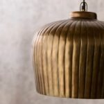 Outlet - Elcombe Large Metal Light Pendant  - Bronze - Image 3