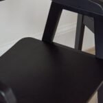 Amelia Black Oak Extendable Oval Dining Table Set - 6 Seater - Ella Black Oak Armchairs - Image 4