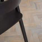 Amelia Black Oak Oval Extending Dining Table Set - 4 Seater - Ella Black Oak Carver Chairs - Image 9