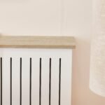 Outlet - Elspeth Small Radiator Cover - Whitewash Oak - Image 2