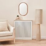 Outlet - Elspeth Small Radiator Cover - Whitewash Oak
