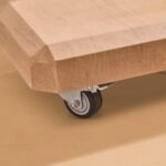 Emporio 3m Ivory LED Cantilever Parasol with 90kg Concrete Parasol Base - Wood Effect - Image 7