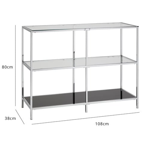 Outlet - Evelyn Console Table - Chrome 1 Evelyn Console Table - Chrome