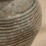 Evora 16cm Ceramic Vase - Sea Blue - Image 3