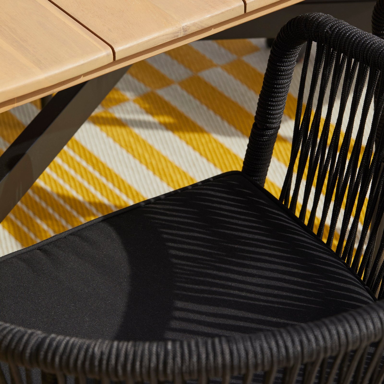 Hemsby 160 x 230cm Garden Rug - Yellow - Image 5