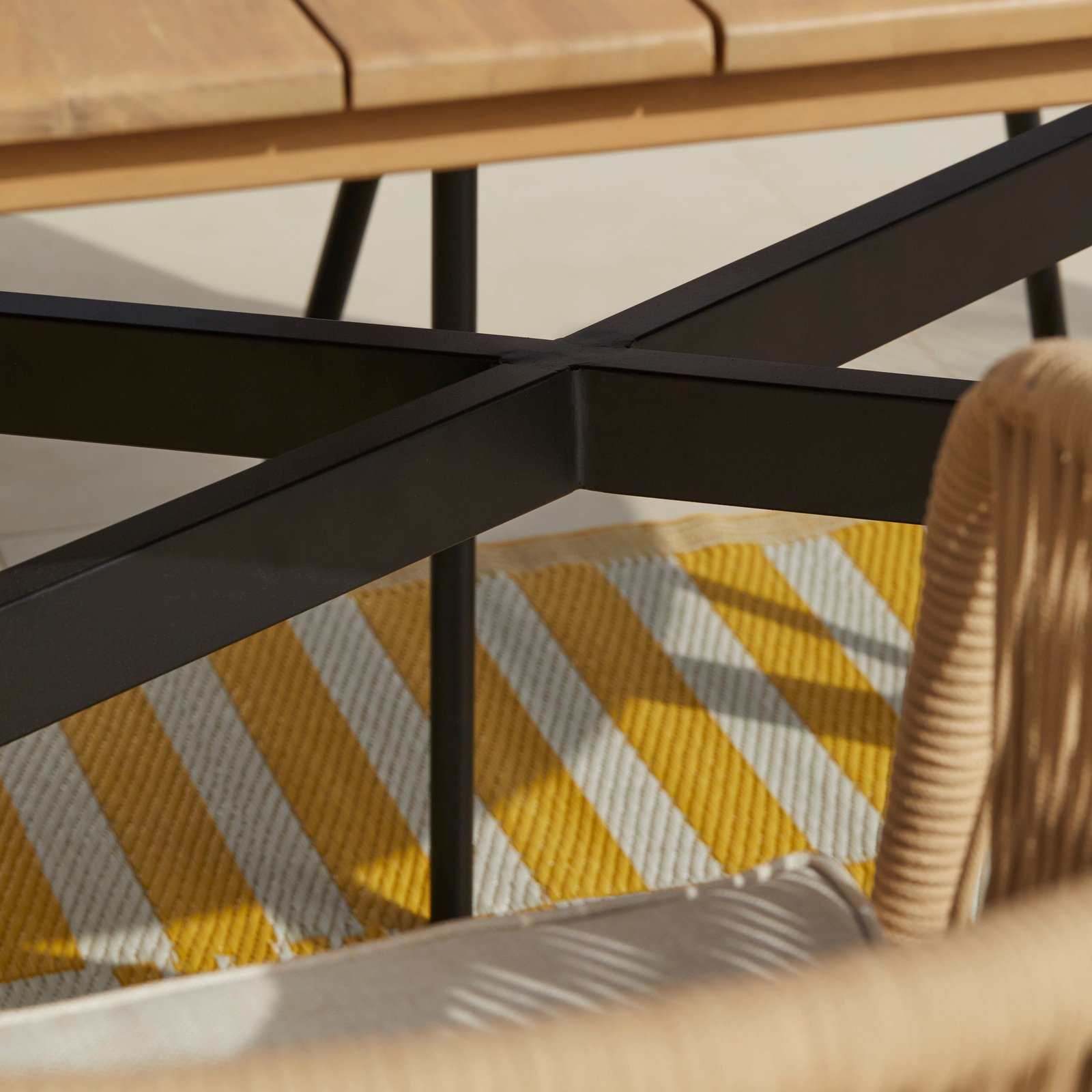 Hemsby 160 x 230cm Garden Rug - Yellow - Image 3