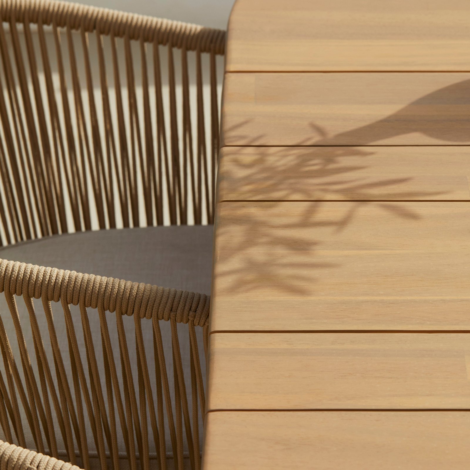 Hali Natural Rope Chair with Cushions - Set of 2 - Image 9