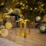 Falun Metal Present Ornaments - Set of 2 - Gold - Image 4