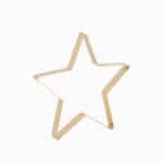 Falun Metal Standing Star Ornament - Set of 2 - Gold - Image 10