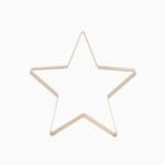 Falun Metal Standing Star Ornament - Set of 2 - Gold - Image 9
