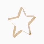 Falun Metal Standing Star Ornament - Set of 2 - Gold - Image 6