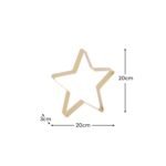 Falun Metal Standing Star Ornament - Set of 2 - Gold - Image 13