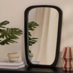 Outlet - Farleigh Small Black Wooden Mirror - Image 2