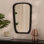 Farleigh Small Black Wooden Mirror