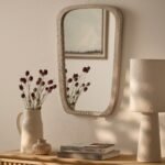 Outlet - Farleigh Small Whitewash Wooden Mirror