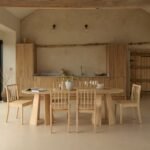 Farren Whitewash Oval Dining Table Set - 6 Seater - Tilly Dining Chairs - Whitewash Oak Legs