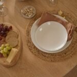 Farren Whitewash Oval Dining Table Set - 6 Seater - Tilly Dining Chairs - Whitewash Oak Legs - Image 5