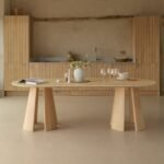 Farren Whitewash Oval Dining Table Set - 6 Seater - Tilly Dining Chairs - Whitewash Oak Legs - Image 2