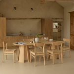 Farren Whitewash Oval Dining Table Set - 6 Seater - Faye Dining Chairs - Whitewash Oak Legs