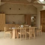 Farren Whitewash Oval Dining Table Set - 6 Seater - Tilly Dining Chairs - Whitewash Oak Legs - Image 4